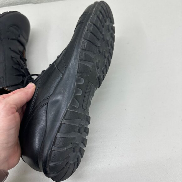 Coach Quincey Black Leather Low Top Lace Dress Sneakers Shoes Mens size 10 D - Picture 9 of 12